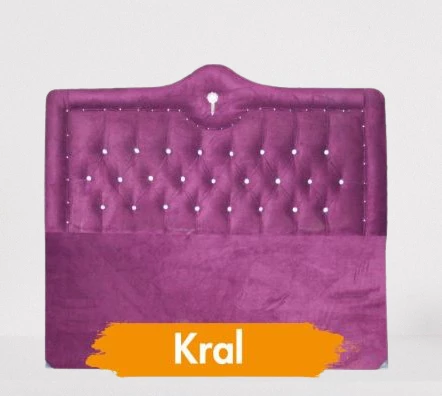 Başlık 14292 Alc Kral 150 lik Tay Tüy Mürdüm Kapitone Çift Kişilik Başlık ürün görseli 1