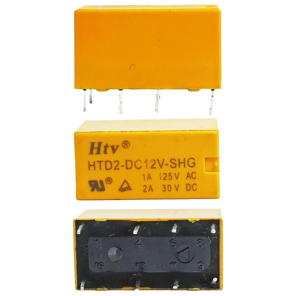 12V Telekom Röle (12V 2A) HTD2-DC12V-SHG ürün görseli 1