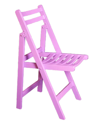 Sandalye 13784 KATLANIR Az yer işgal eder araç bagaj Kayın ayak Parlak Lilac Ürün ürün görseli 1