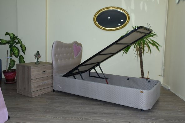 Baza-Başlık 13432 STANDART Kumaş MODEL Kapitone Kalp başlık Metal 90*190 ElYapım ürün görseli 1