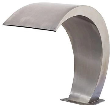 Havuz 12856 şelale Kobra 1000-600 mm 316 kalite 1,2 mm Paslanmaz çelik El Yapım ürün görseli 1