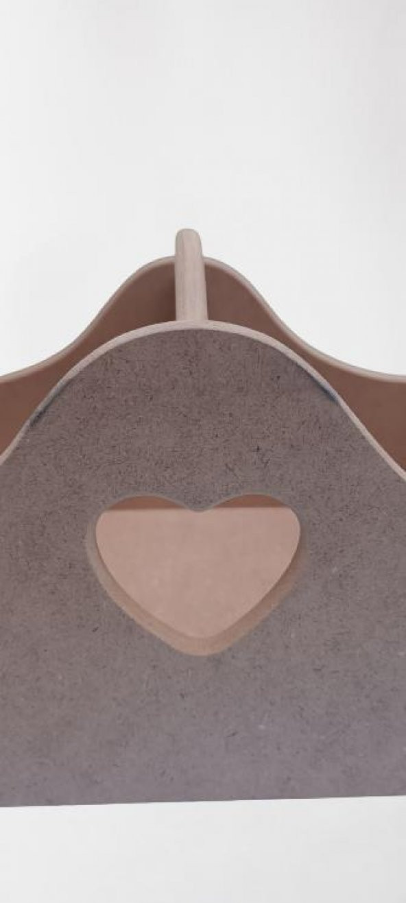 Hobi ERDL 90041 Dekoratif Sepet HAM Model cnc kesim Ahşap MDF El Yapımı ürün görseli 1
