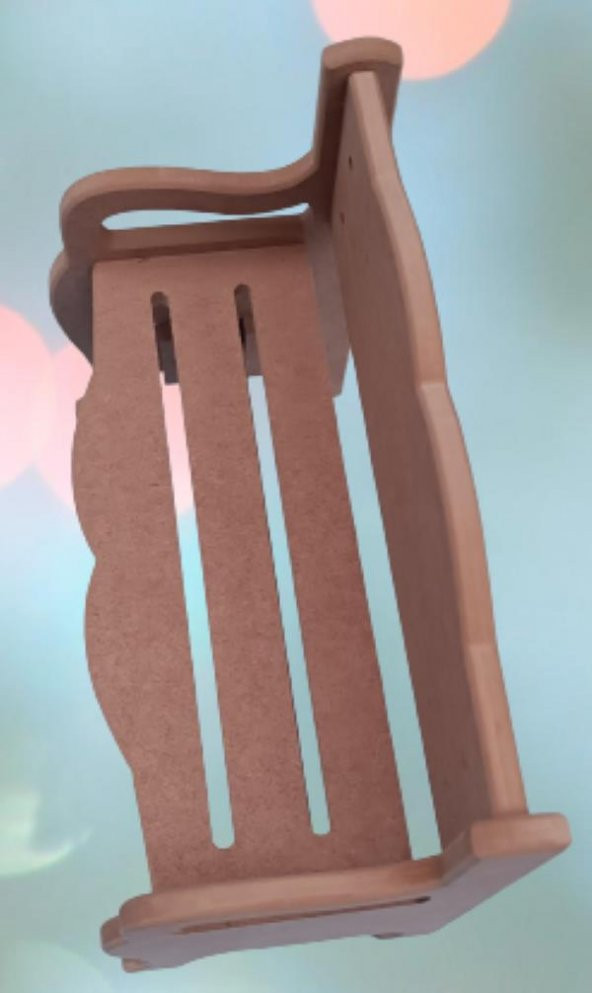 Hobi ERDL 90054 Dekoratif Model BanK Tipi Havluluk HAM Ahşap MDF El Yapımı ürün görseli 1