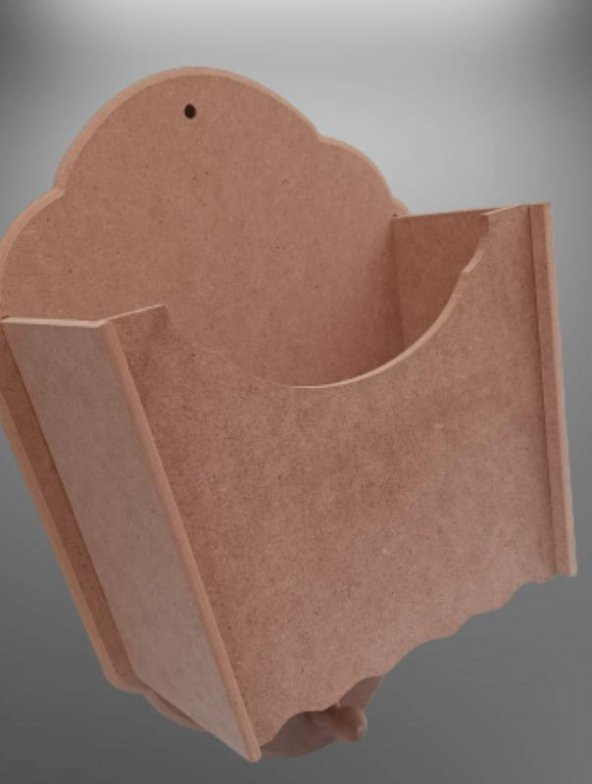Hobi ADN 90055 Dekoratif Gazetelik Kutu Model HAM Ahşap MDF El Yapım ürün görseli 1