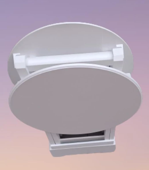 Zigon Çanta 90126 Sehpa Oval Model İkili Takım Ahşap Mdf Beyaz Renk Uyumu El Yapı ürün görseli 1