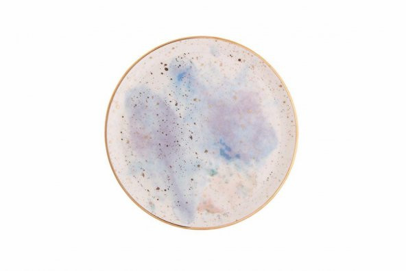 Porland Cosmos Desen4 Düz Tabak 20 cm 04ALM003400 ürün görseli 1