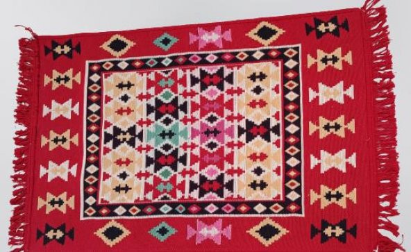Kilim Antik 80-125 Otantik  Motifler Model Naturel  Boya Çift Taraflı El yapımı ürün görseli 1