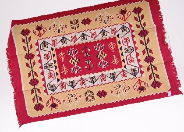 Kilim Antik 140-215 Otantik 90152 Motif Model Naturel Boya Çift Taraflı El yapımı ürün görseli 1