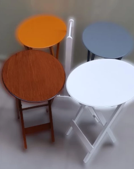 Zigon Çanta 90137 Oval Dörtlü Model ahşap Mdf Gri Ceviz Beyaz Hardal Renk Uyum ürün görseli 1