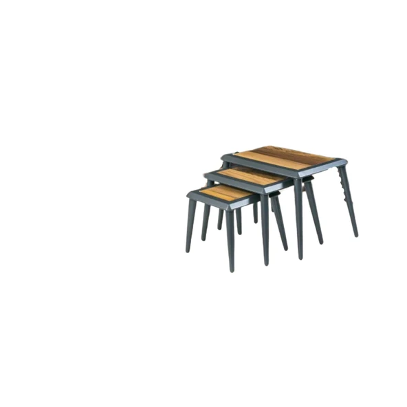 Zigon Osm 17603 ÇERÇEVE Model Sehpa Parlak Ceviz-gri Kayın RETRO ayak El Yapım ürün görseli 1