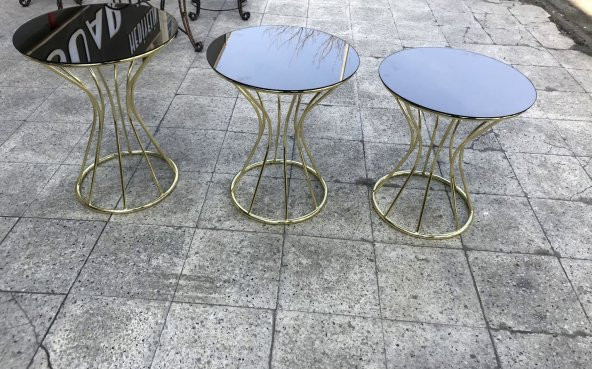 Brc Kum Saat 18101 Model Zigon Düz Siyah Temper cam Metal GOLD renk kaplam Elyapı ürün görseli 1
