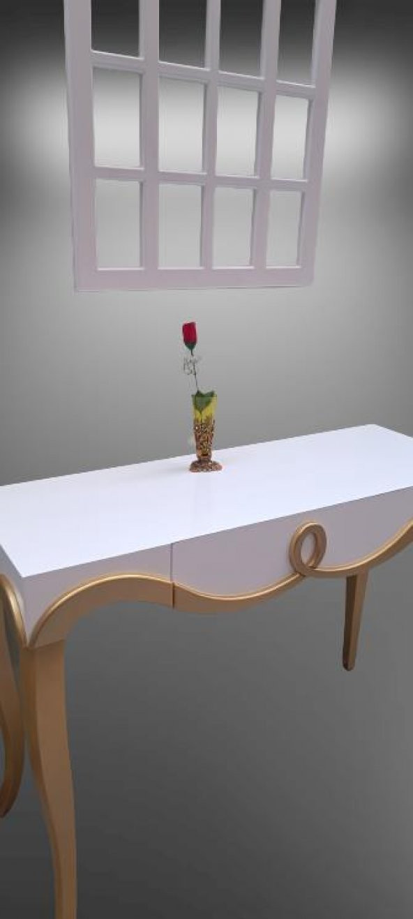 Dresuar 90011 CNC kabartma Model Windows Ayna Gold Lake Beyz Tabla Kayn Aslan Ayk ürün görseli 1