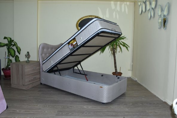 Baza Başlık Yatak 13535 Model 90*190 Standart Kumaş Pedli Ortoped Pamuk Yatak ürün görseli 1