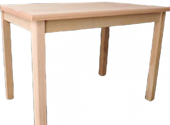 Masa 13588 CAFE Model Kayın torna ayak ve Kaplama tabla HAM SABİT masa El Yapım ürün görseli 1