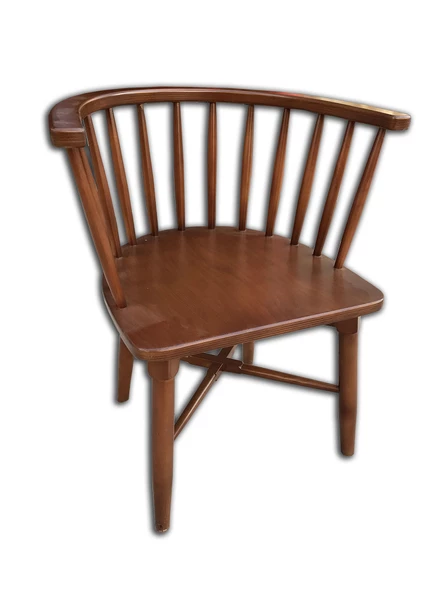 Sandalye 17964 OMURGA Klasik Model Kayın Retro Bambu Ayak Parlak ceviz El Yapım ürün görseli 1