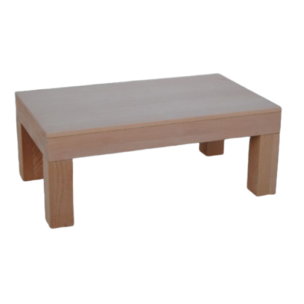 Orta Sehpa 13562 KÜT Model Ahşap Kutu Ayak  Ayak MDF HAM Doğal Renk Tabla El Yapı ürün görseli 1