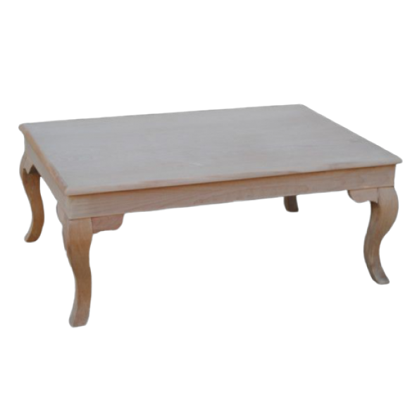 Orta sehpa 13567 Demonto Klasik Model Kayın ayak HAM MDF tabla Kutu sevk Elyapım ürün görseli 1