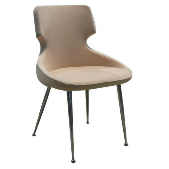 Sandalye 137230 Milenyum Model Metal nikelaj Dökme sünger babyface kumaş El yapım ürün görseli 1