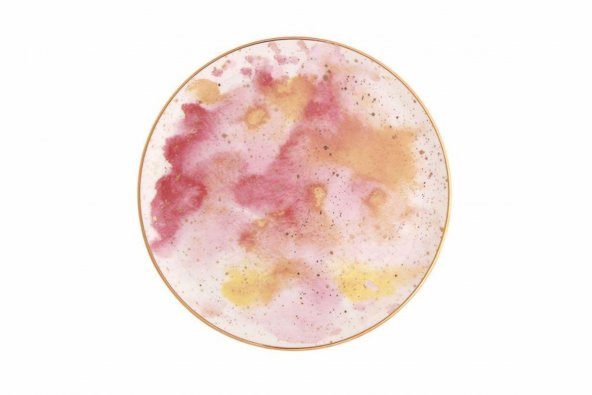 Porland Cosmos Desen1 Düz Tabak 20 cm 04ALM003388 ürün görseli 1