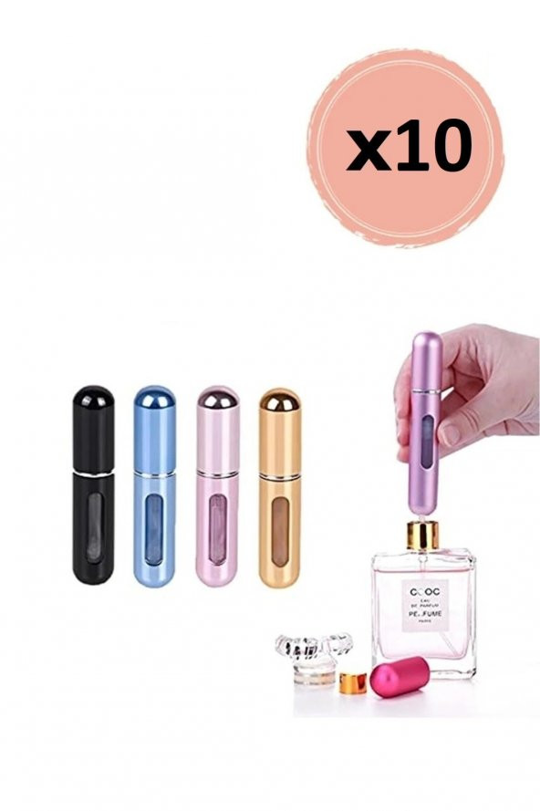 10 Adet Taşınabilir Mini Doldurulabilir Parfüm Atomizer Doldurulabilir Parfüm Şişeleri Boş Küçük ürün görseli 1