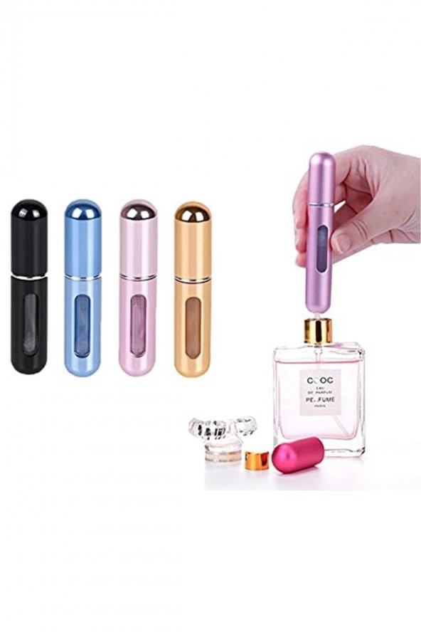 2 Adet Taşınabilir Mini Doldurulabilir Parfüm Atomizer Doldurulabilir Parfüm Şişeleri Boş Küçük ürün görseli 1