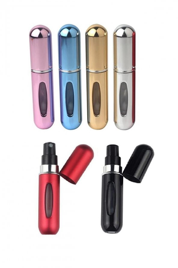 Doldurulabilir Cep Parfüm Şişesi Atomizer Mini Seyahat Parfüm Şişesi Cep Kolonya Şişesi 5 ml ürün görseli 1