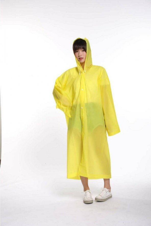 Unisex Eva Kumaş Su Rüzgar Geçirmez Yağmurluk ürün görseli 1