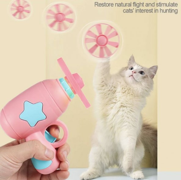 Yaratıcı Yavru Kedi Mini Helikopter Oyuncağı Uçan Renkli ürün görseli 1