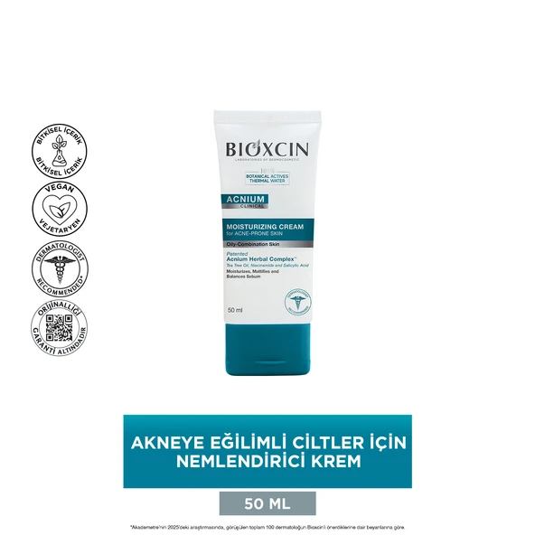 Bioxcin Acnium Nemlendirici Krem 50ml - Resim 2