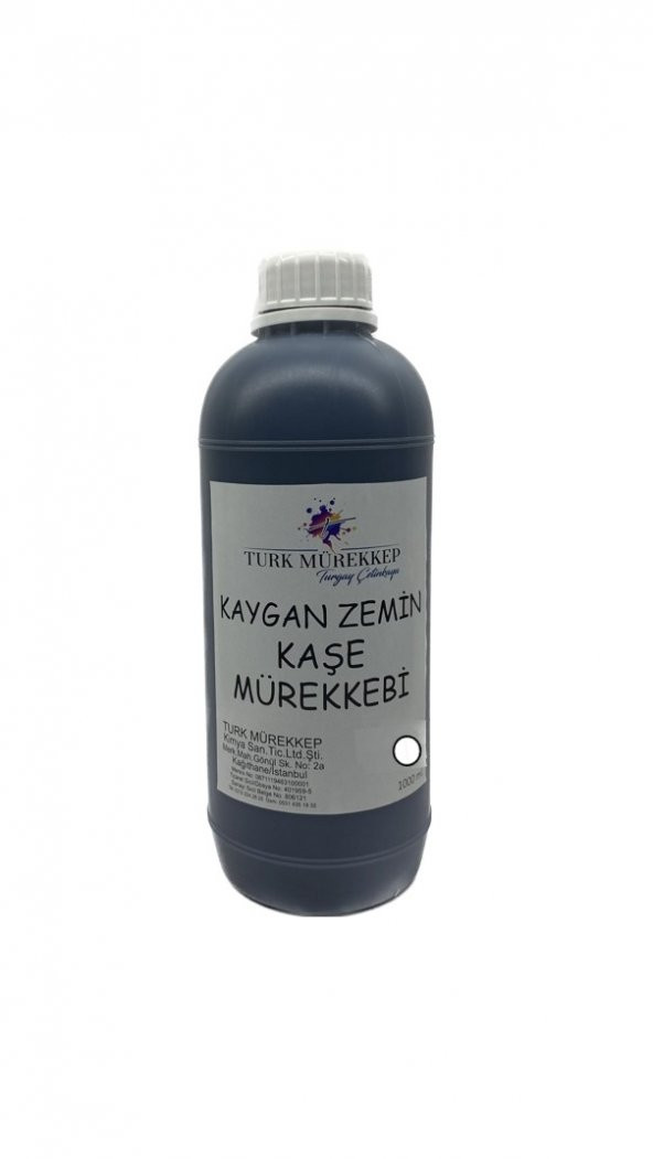 Kaygan Zemin Kaşe Mürekkebi Beyaz 1000 ml. ürün görseli 1