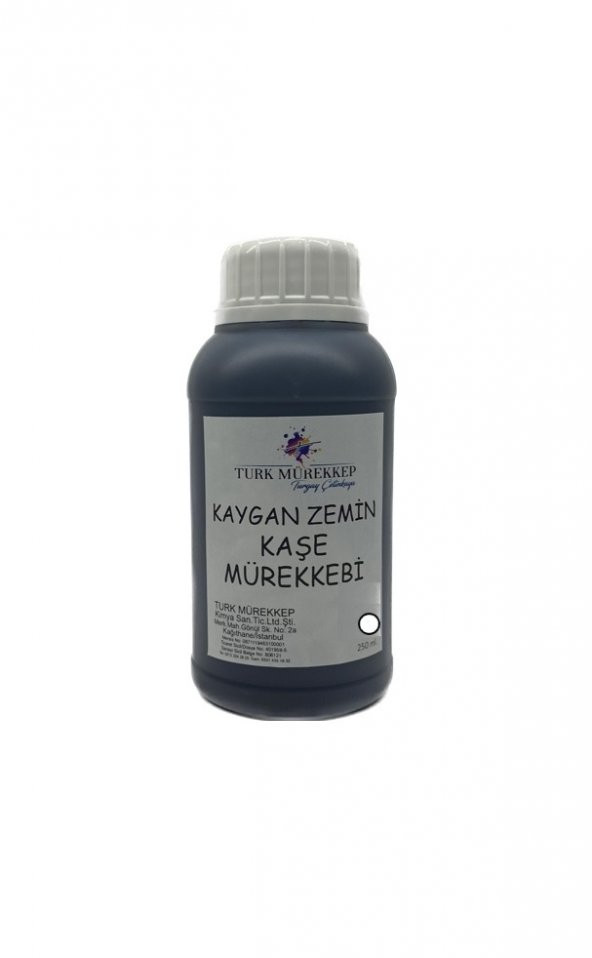 Kaygan Zemin Kaşe Mürekkebi Beyaz 250 ml. ürün görseli 1