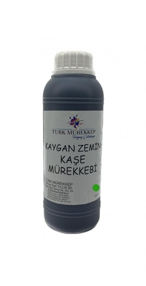 Kaygan Zemin Kaşe Mürekkebi Yeşil 500 ml. ürün görseli 1
