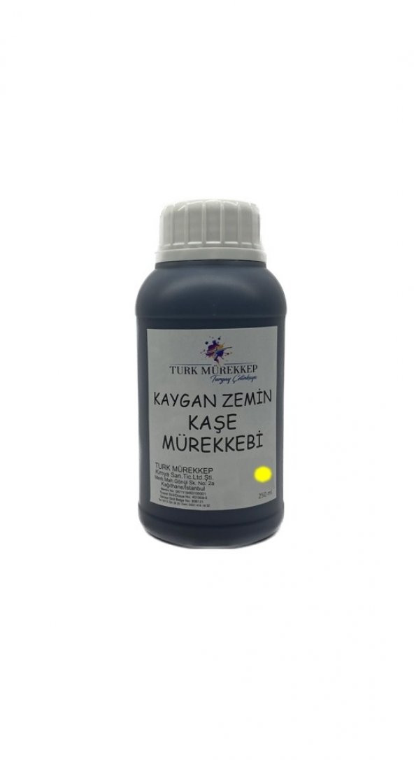 Kaygan Zemin Kaşe Mürekkebi Sarı 250 ml. ürün görseli 1