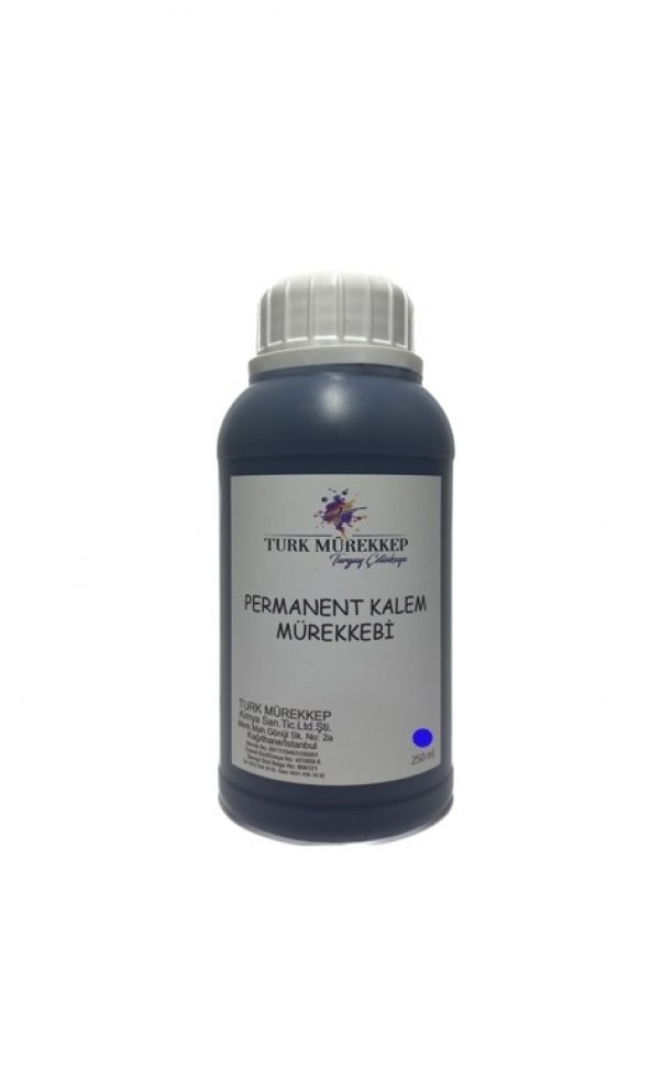 Permanent Kalem Mürekkebi Mavi 250 ml. ürün görseli 1