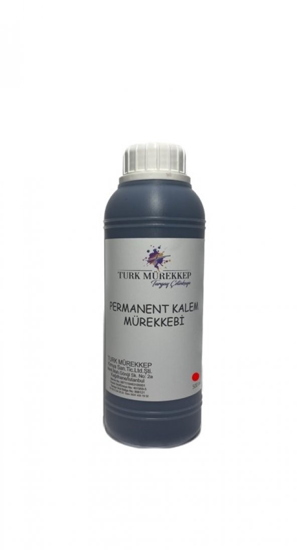 Permanent Kalem Mürekkebi Kırmızı 500 ml. ürün görseli 1