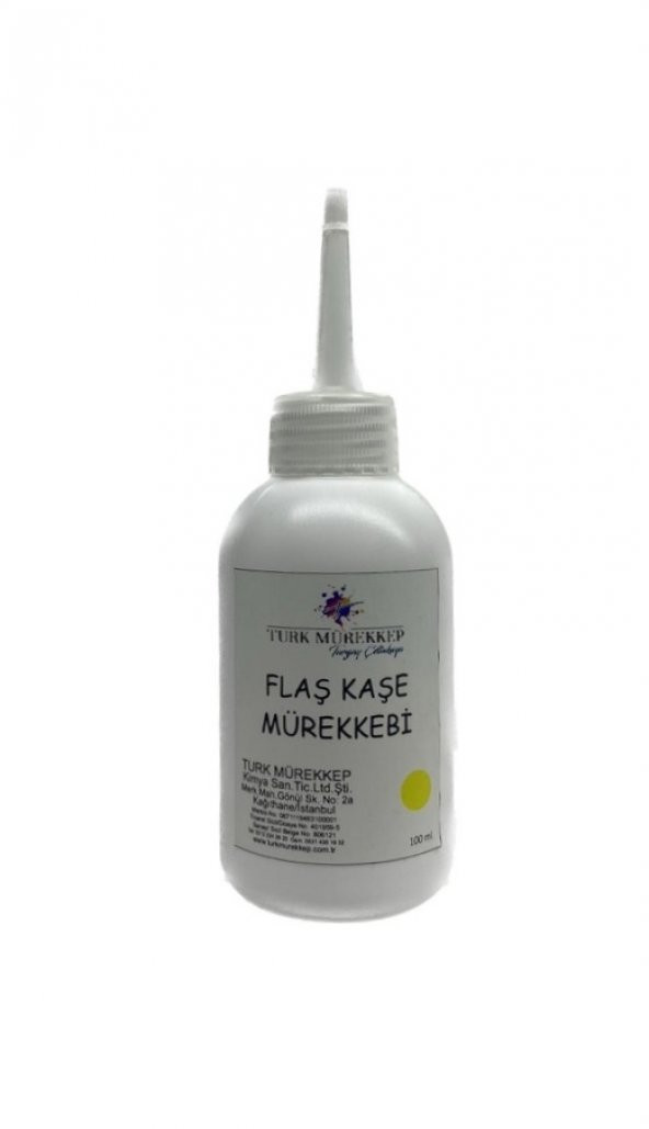 FLAŞ KAŞE MÜREKKEBİ SARI 100 ML ürün görseli 1