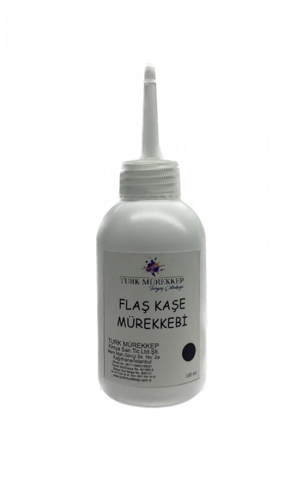 FLAŞ KAŞE MÜREKKEBİ SİYAH 100 ML ürün görseli 1
