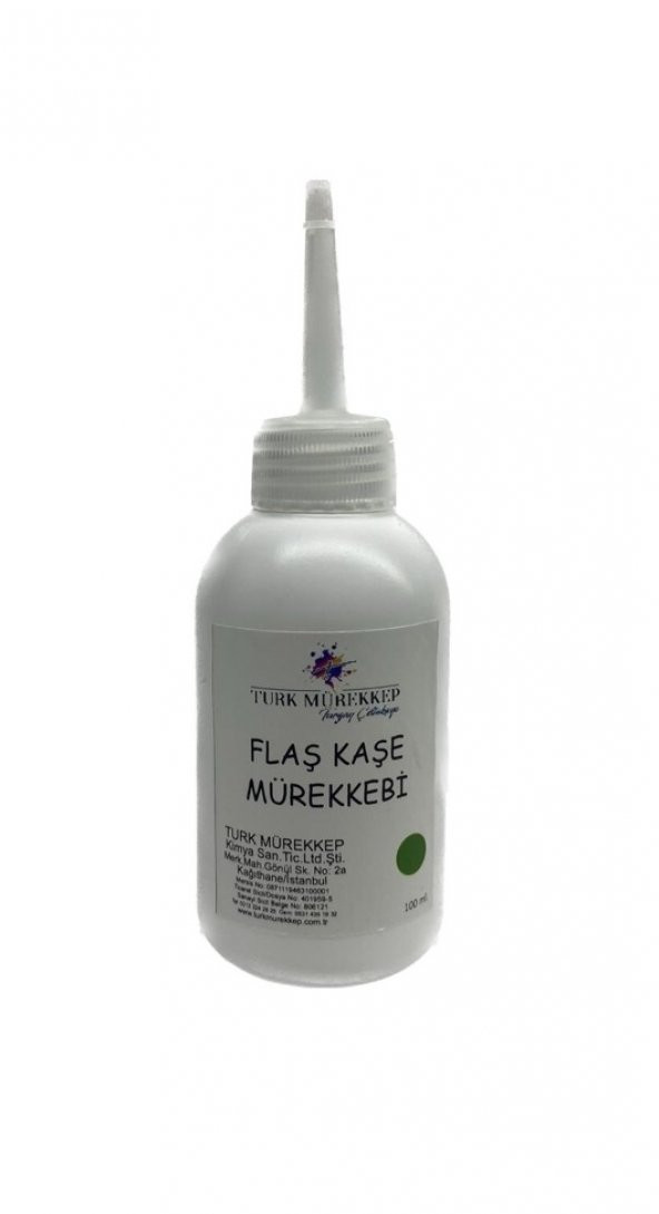 FLAŞ KAŞE MÜREKKEBİ YEŞİL 100 ML ürün görseli 1