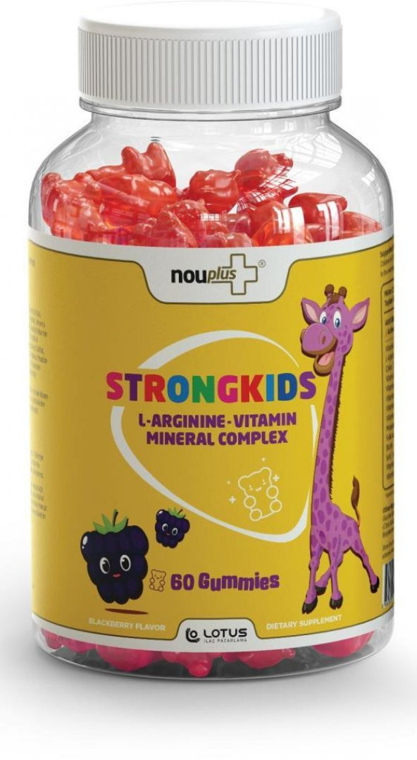 NOUPLUS STRONGKIDS 60 GUMMIES ürün görseli 1
