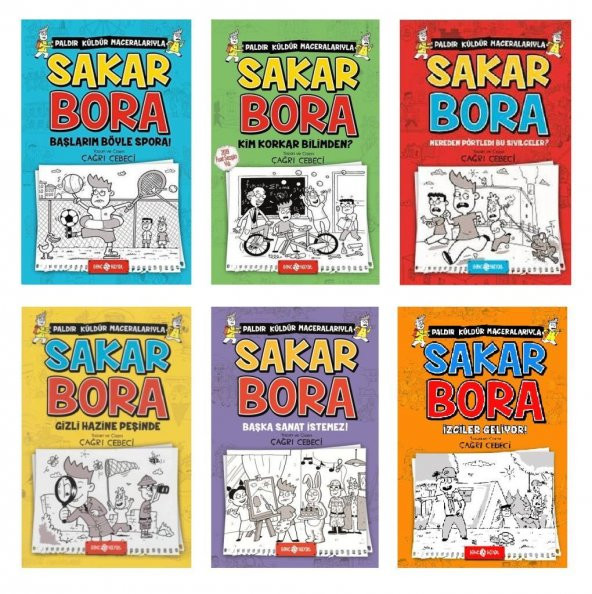 Çağrı Cebeci Sakar Bora Seti (6 Kitap) ürün görseli 1
