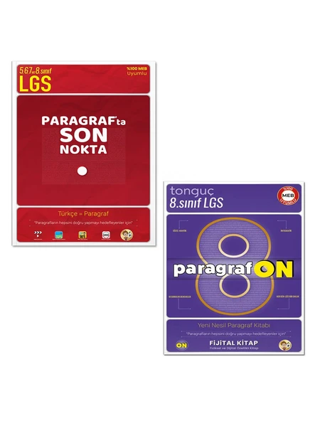 ParagrafON + Paragrafta Son Nokta LGS Paragraf Soru Bankası - Tonguç Akademi ürün görseli 1
