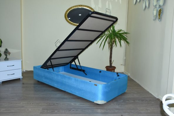 Baza 17501 Tay Tüy Turkuaz Silinir Kumaş Model Çelik Fırın Boya 90*190cm El Yapım ürün görseli 1
