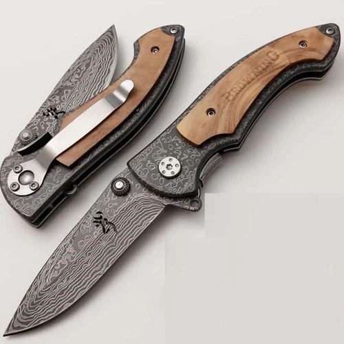 Tekin Hediyelik Browning Yeni Nesil Damascus Işlemeli Çakı ürün görseli 1