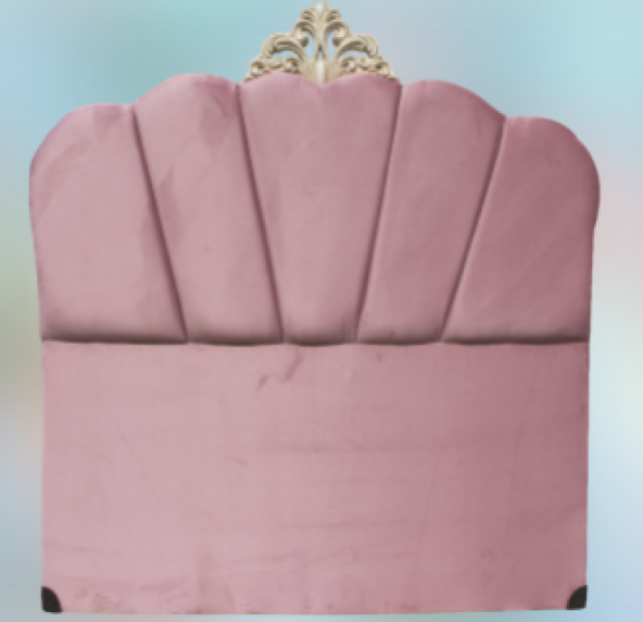 Başlık ALC AVANGART 14263 Model 90 Cm Dolgun midye PEMBE Kumaş Döşeme El Yapım ürün görseli 1