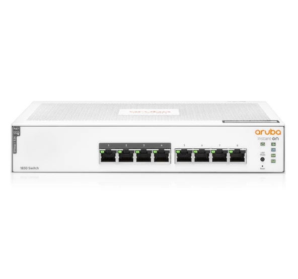 HPE Aruba Instant On 1830-8G 4PoE 65W (JL811A) ürün görseli 1