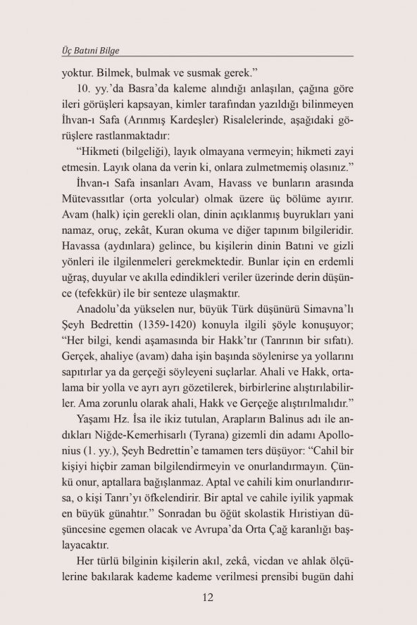 Üç Batıni Bilge - Resim 4