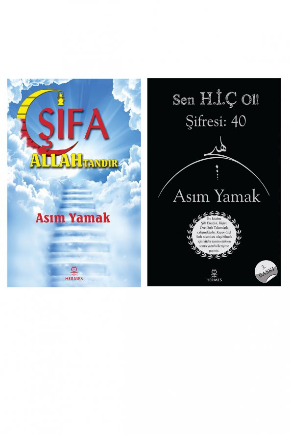 Sen Hiç Ol! Şifresi: 40 / Şifa Allahtandır - Asım Yamak ( 2 Kitap Set ) 9786057737847SET ürün görseli 1