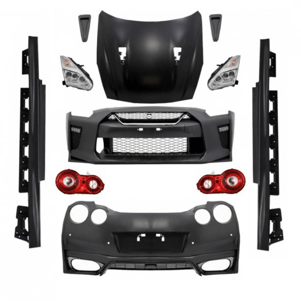 NİSSAN GTR R35 2009-2016 MODEL İÇİN MAKYAJLAMA SETİ - BODY KİT ürün görseli 1