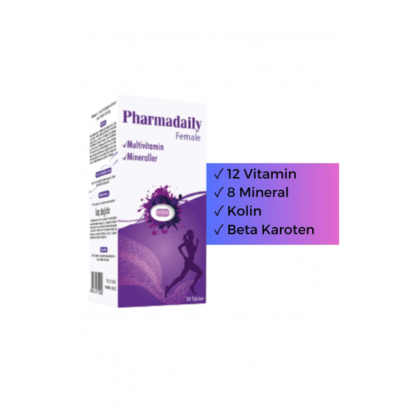 Female 30 Tablet (Kadınlar İçin Multivitamin Ve Mineral Desteği) ürün görseli 1