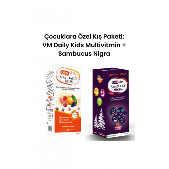 Sambucus Nigra Kids Şurup Vm Daily Multivitamin Şurup ürün görseli 1